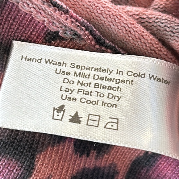 Boston Proper Leopard Print Wild Blush Open-Front Peplum Cardigan +Measurements! - Picture 10 of 14